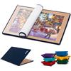 Tavola per Puzzle Pieghevole Con 6 Vassoi per Ordinare I Colori, Tappetino Porta