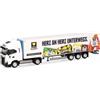 Herpa Modellino camion Iveco S-Way autoarticolato frigorifero Edeka, miniatura in scala 1:87, pezzo da collezione, Made in Germany, plastica