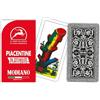 Modiano Piacentine Rosso Platinum NOVITÀ - Carte da gioco regionali piacentine in plastica 100% - Scopa Briscola Tresette Solitari - 100% Made in Italy
