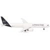 Herpa Modellino aereo Lufthansa Cargo Airbus A321P2F, miniatura in scala 1:500, pezzo da collezione, modello di aereo senza base, metallo
