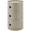 KARTELL comodino COMPONIBILI NEW BIG a tre elementi - 4923-TO