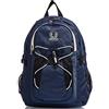 Invicta Zaino - Active - Unisex - Bambini, Ragazzi Blu, Taglia Unica - Sport & Tempo Libero - con Fibbie Regolabili Laterali