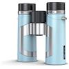 GoView ZOOMR 10x34 binocolo compatti e portatili (zoom 10x, corpo in magnesio, include adattatore per smartphone e accessori) Miami Blu