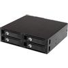 StarTech.com Backplane mobile per rack hot-swap 5,25" a 4 alloggiamenti HDD SATA