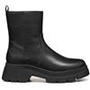 Geox D Pluette, Stivale alla Caviglia Donna, Nero, 35 EU