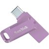 SanDisk Ultra Dual Drive Go USB 64GB unit flash USB USB Type-A / USB Type-C 3.2 Gen 1 3.1 Gen 1 Lavanda (ULTRA DUAL DRIVE GO U