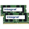 Integral 32GB (2X16GB) LAPTOP RAM MODULE KIT DDR4 2133MHZ PC4-17000 UNBUFFERED NON-ECC SODIMM 1.2V 1GX8 CL15 memoria