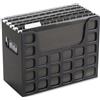 Pendaflex Desktop File, w/Hanging Folders,12-3/16x6x9-1/2, Black, Sold as 1 Each