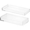 PATIKIL Scatola In Acrilico Con Coperchio 15 x 7 x 3.5 cm, Scatole In Acrilico Trasparente Contenitori Plastici Quadrati Organizzatori Per Caramelle Piccoli Gioielli Opere D'Arte Display
