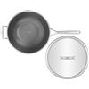 ZWILLING Peak Wok con coperchio - 30 cm, 18/10 acciaio inossidabile, Ceraforce HyCoat