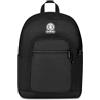 Invicta Zaino Scuola Doppio Scomparto Dial Solid, Nero, Tasca Porta Borraccia, Tasca per PC 14, Maxi Capienza, Zaino Scuola, Ragazzo e Ragazza