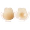 ZDQCB Reggiseno invisibilein Schiena Nuda Adesivo Silicone Reggiseno Senza Spalline Push up Copricapezzoli Adesivi Donna Ultra Sottile-Bunny-S(A/B)