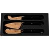 Laguiole Style de Vie Prestige Line - Set di 3 coltelli da formaggio, in rame