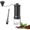 smallwell Macinacaffè Manuale- Macina Caffè Mini con Meccanismo Conico in Ceramica ad alta Precisione per Aeropress, French Press, Drip, Espresso, Pour Over e Moka