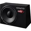 JVC Kenwood KSC-W1200B subwoofers pour voiture Caisson de basse pré-chargé 300 W