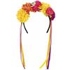 Boland Tiara La Pelona Dia de los Muertos con fiori e teschio, Modelli/Colori Assortiti, 1 Pezzo