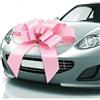 Sertay 30 Pollici Grande Anello Rosso Auto, Fiocco Regalo Grande, Fiocchi Regalo con Ventosa, Decorazione Auto Enorme, Adatto per Decorare Motocicli, Biciclette, Frigoriferi (Rosa)