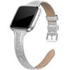 EDIMENS Edimes, cinturino in vera pelle compatibile con Fitbit Versa 2, Fitbit Versa Lite e SE/Fitbit Versa, sottile cinturino di ricambio in pelle per Versa, da donna, uomo, nero, champagne, oro rosa, marrone chiaro
