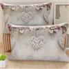 PETTI Artigiani Italiani - Coppia di Federe Cuscino 40x145 cm in Microfibra, Cuscini Arredo Camera da Letto, Divano, Salotto, Set 2 Fodere Copricuscino, Federa Shabby 327, 100% Made in Italy