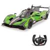 MONDO Motors Lamborghini SC 63 Le Mans, modello in scala 1:14, fino a 10 Km/h di Velocità, auto giocattolo per bambini 63837, colore verde