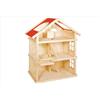 Goki- Casa delle Bambole in Legno, Colore Beige/Rosso, 51957