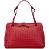 Bottega Veneta Pre-Owned - Borsa a spalla in nappa con motivo Intrecciato 2012-2025 - Donna - nappa - Taglia unica - Rosso