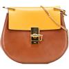 Chloé Pre-Owned - Borsa a tracolla Drew piccola in pelle di vitello pieno fiore e liscia bicolore 2017 - Donna - pelle di vitello - Taglia unica -