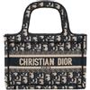 Christian Dior Pre-Owned - Borsa tote Book mini in tela con motivo Oblique 2021 - Donna - tela - Taglia unica - Blu