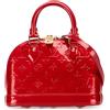 Louis Vuitton Pre-Owned - Borsa a tracolla Alma BB in pelle Vernis con monogramma 2017 - Donna - pelle - Taglia unica - Rosso