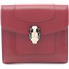 Bvlgari Pre-Owned - Portafoglio tri-fold Serpenti Forever in pelle 2000-2025 - Donna - pelle di vitello - Taglia unica - Rosso