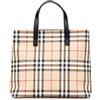 Burberry Pre-Owned - Borsa tote in tela con motivo House Check 2000-2017 - Donna - pelle di vitello/tela - Taglia unica - Marrone