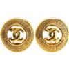 CHANEL Pre-Owned - Orecchini tondi a clip CC placcati in oro 1950-1970 - Donna - placcatura in oro - Taglia unica