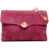 CHANEL Pre-Owned - Borsa a spalla CC Choco Bar in pelle scamosciata con catena, perline e battente 2000-2002 - Donna - pelle scamosciata - Taglia u...