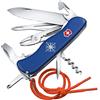 Victorinox, Skipper, coltellino svizzero (18 funzioni, cordino, lama da guado, tagliafili) colore blu