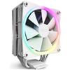 NZXT T120 RGB Dissipatore ad aria per CPU - RC-TR120-W1 - Tubi in rame conduttivo - Cuscinetti fluidodinamici - Compatibilità AMD e Intel - Bianco