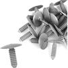 A ABSOPRO Rivetti Elementi di fissaggio Rifinitura Pannello Fermo Clip Grigio (Set di 20)