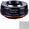 PHOLSY Adattatore Lente Compatibile con Obiettivi Exakta e Corpo Fotocamera Canon RF, EOS R, R6 Mark II, EOS R7, R8, R10, R3, R5, R5C, R6, EOS RP, R50 (non adatto all'obiettivo con attacco Topcon)