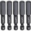 QUARKZMAN 5pz Chiave Esagonale per Trapano 8mm(H8) Metrico 1/4 Attacco Esagonale 2(50mm) Lunghezza Acciaio S3 Punte Avvitatori Magnetici per Cacciavite