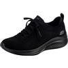 Skechers Ultra Flex 3.0 Big Plan, Scarpe da ginnastica Donna, Nero, 41 EU