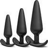 KEWUF 3 Anale in Silicone Kit, (Piccolo/Medio/Grande) Butt Plug in silicone, plug anale-dilatatore donna, Anal Sesso Giocattoli, Sex Toys per uomini donne coppie principianti professionali