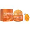 Utapossin Scrub per cuoio capelluto con Olio di semi di zucca+biotina: scrub naturale scrub per cuoio capelluto, Olio di semi di zucca, peeling per capelli con spazzola massaggiante per cuoio capelluto sano