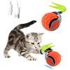yisight Giocattolo per Gatti Elettrico, Giocattolo Interattivo intelligente per Gatti, Pallina Gatto Automatica, Elettrico Palla Rotante a 360 Adatta per Cani, Ricaricabile