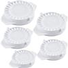 CHSEEO Set di 5 Pastamaker Stampo per Panzerotti, Ravioli, Pierogi e Pasta Tagliapasta Forme per Ravioli Mold Wraper Dumpling Maker e Dough Press Pasticceria Utensili #8