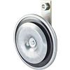 HELLA 3AL 002 952-841 Clacson, M26, 12V, 115dB(A), Gamma frequenze 335Hz, Tono basso, colore alloggiamento/sede grigio, Attacco piatto ad innesto