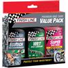 Finish line VALUE PACK - 3 PRODOTTI DA 120ML: ECOTECH + WET + SUPER BIKE WASH