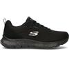 SKECHERS SPORT Sneaker donna nera waterproof