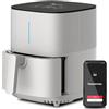 MasterPRO BY CARLO CRACCO - Friggitrice ad aria 1500W 5L - 12 programmi - LED Touch Control - App Control - Rivestimento antiaderente - Colore Bianco