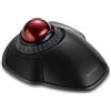 Kensington Mouse Trackball Orbit Wireless (2,4 GHz), Rotella di Scorrimento, Tracciamento Ottico e Sicurezza e Crittografia AES, Design Ambidestro, Sfera da 40 mm, Nero/Rosso (K70992WW)
