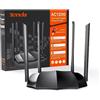 Tenda AC8 Router WiFi AC1200 - Router Wireless Dual Band 5GHz/2.4GHz, Gigabit Porte, Antenne 4x6dBi, Repeater Access Point Mode, Beamforming/MU-MIMO/Controllo APP/IPv6/WPS