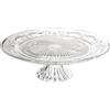 GUSTO CASA - Alzata in vetro Porta Dessert Patisserie - h9,3 cm diametro 29 cm